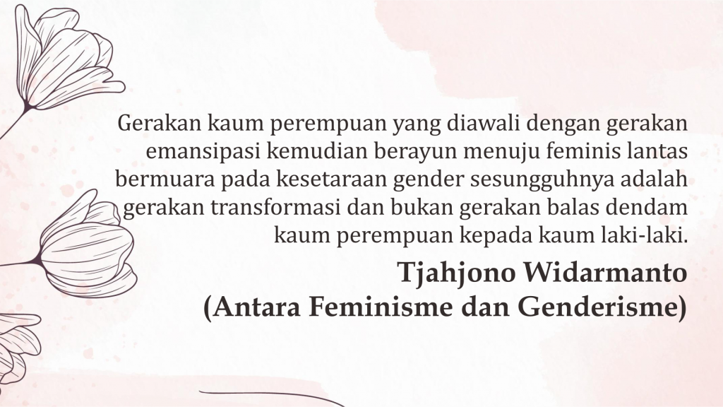 Antara Feminisme dan Genderisme