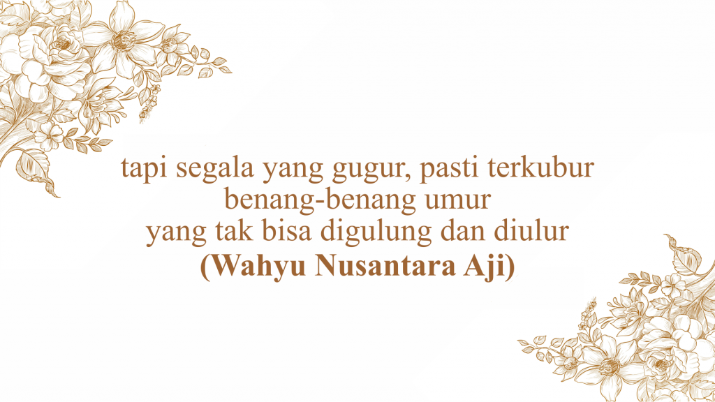 Puisi Wahyu Nusantara Aji