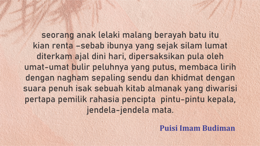 Puisi Imam Budiman