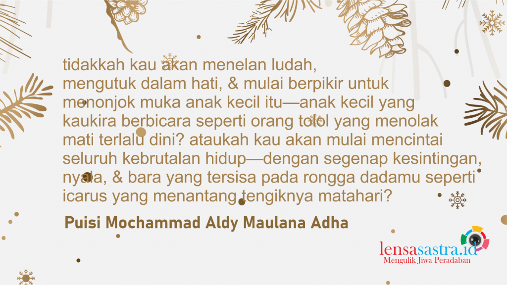 Puisi Mochammad Aldy Maulana Adha