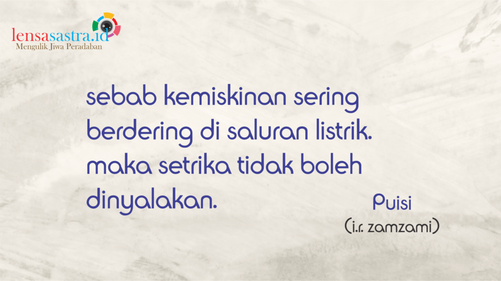 Puisi <strong>i.r. zamzami</strong>